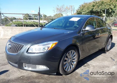 2012 Buick Regal Turbo - Premium 1 из США, поврежденный, VIN 2G4GS5EVXC9190776